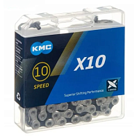 Цепь KMC X10, 10 скоростей, с замком, 116L