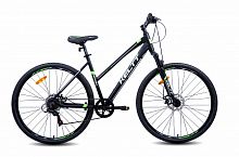 Велосипед KELTT Meteora 28" 2022, черный/зеленый, 19
