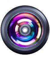 Колесо для самоката XAOS Immersive Rainbow 110мм, алюминий, полиуретан, неохром