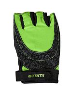 Перчатки ATEMI AFG06GNM, M, черный/зеленый
